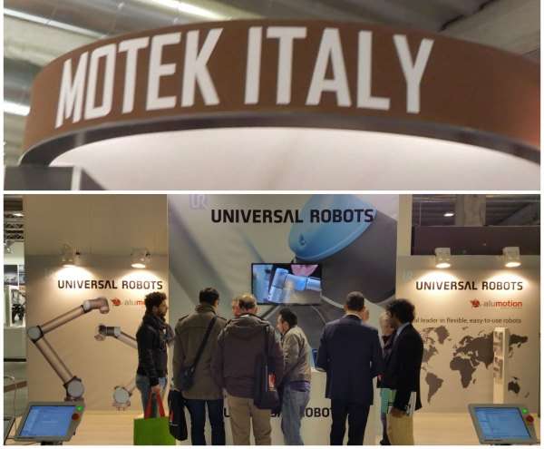 Stand Alumotion Mecspe Motek Italy 2015