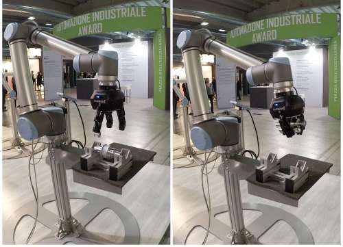Seconda demo: pinza elettrica adattiva 3 dita Robotiq
