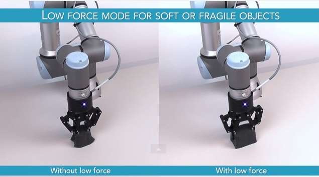 Low Force Mode Pinze Robotiq