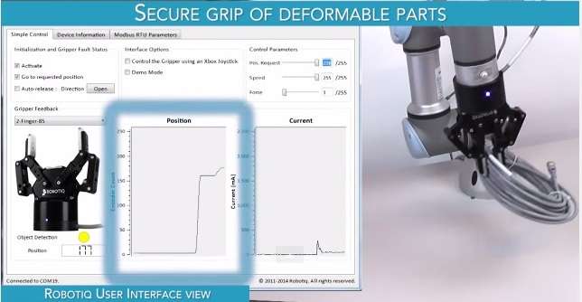 Secure Grip Mode Pinze Robotiq