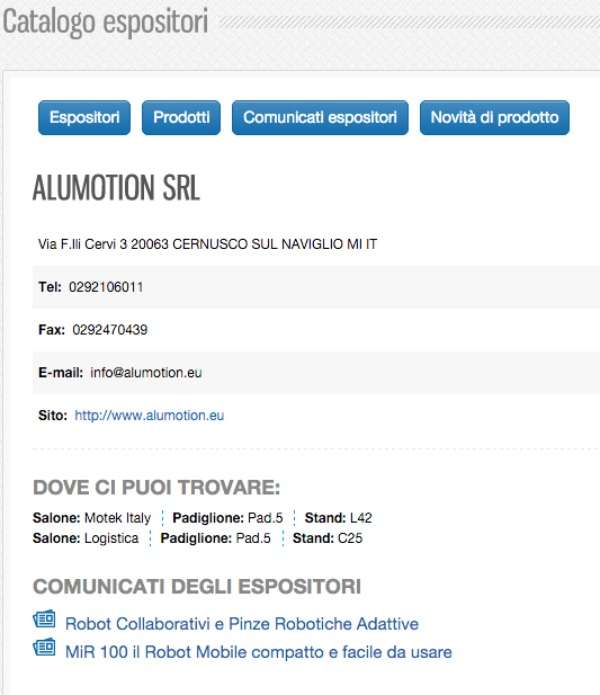 Catalogo Espositori Mecspe