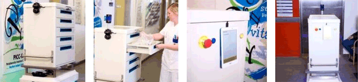 Robot AGV per l'assistenza medica