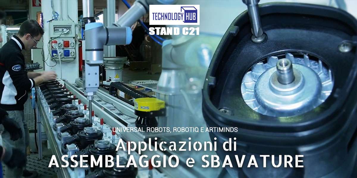 Applicazioni di assemblaggio e sbavatura