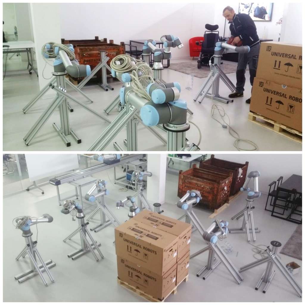 preparazione evento robotica