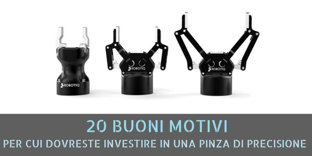 Vantaggi pinze robot