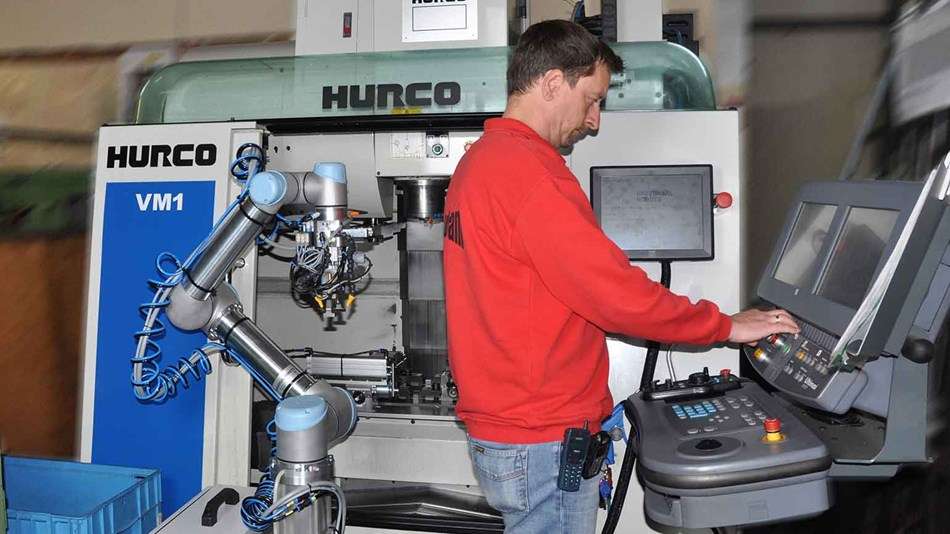 robot collaborativo macchine utensili