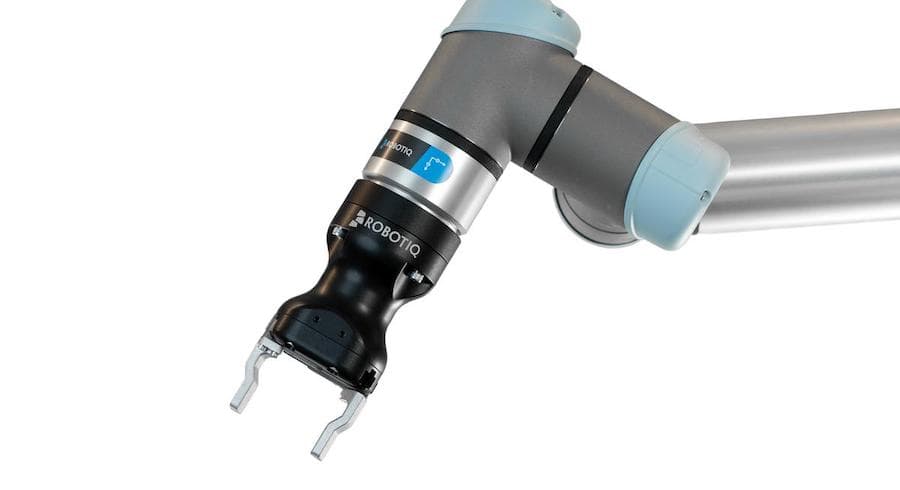 nuova pinza adattiva elettrica per cobot hand-e di robotiq