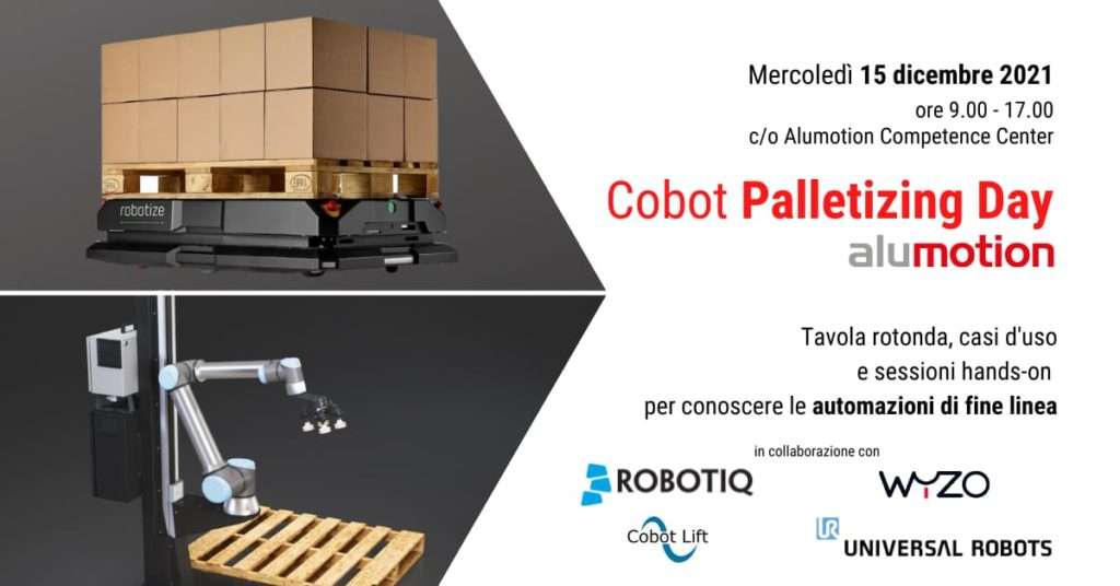 Cobot palletizing day 2021