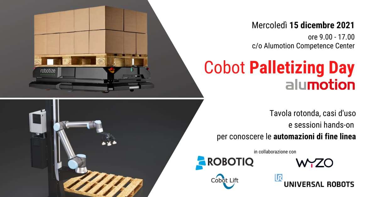 Cobot palletizing day 2021
