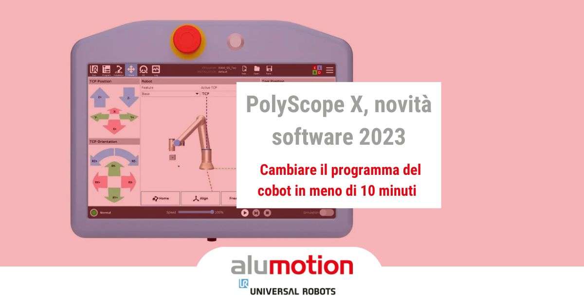 Nuovo software polyscope x universal robots