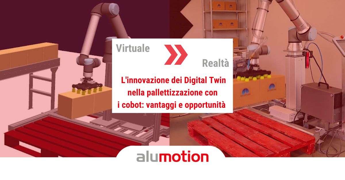 Digital twin pallettizzazione