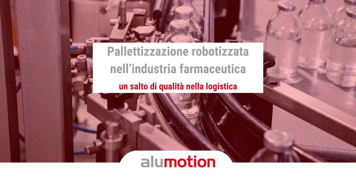 Pallettizzazione robotizzata industria farmaceutica