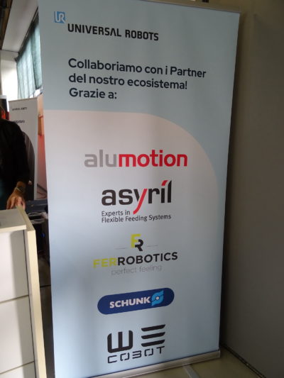 elenco aziende partecipanti evento collaborate universal robots alumotion 2023