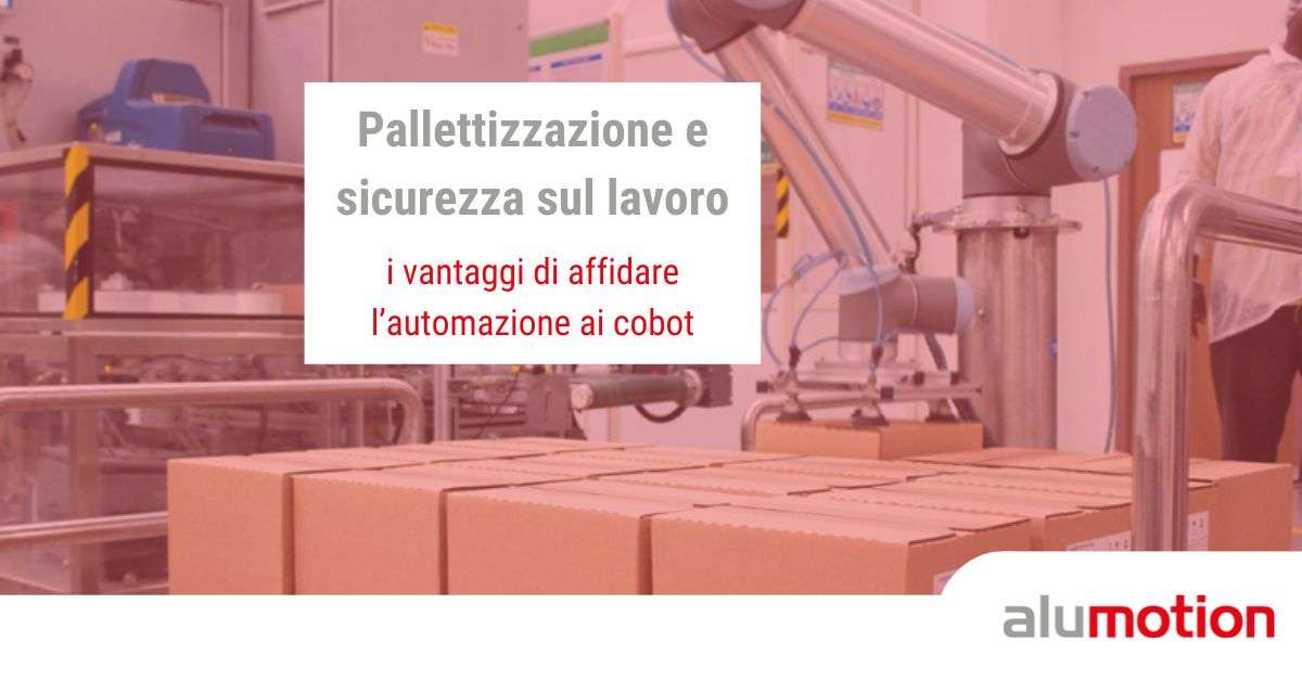 pallettizzazione con cobot e sicurezza