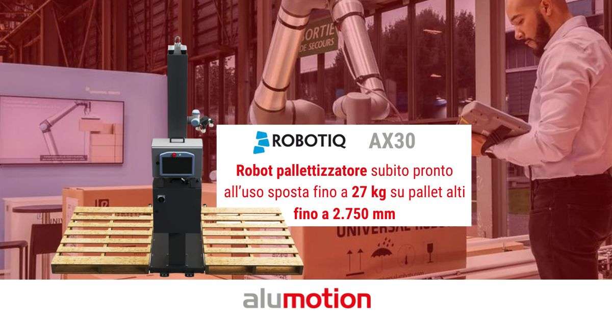 robot pallettizzatore ax30 robotiq