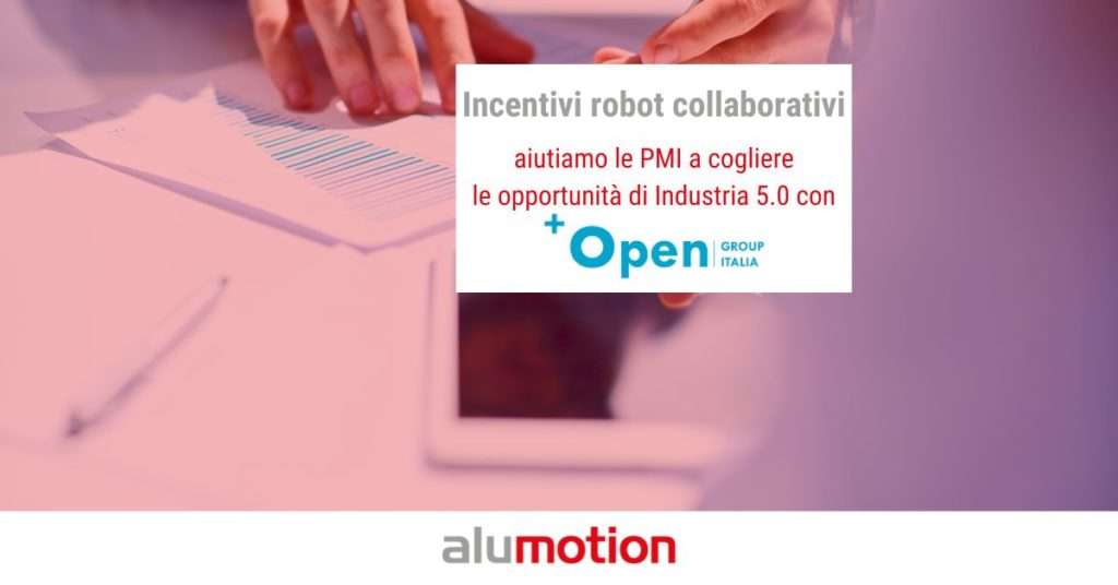 Alumotion partner Open Group Italia finanza agevolata