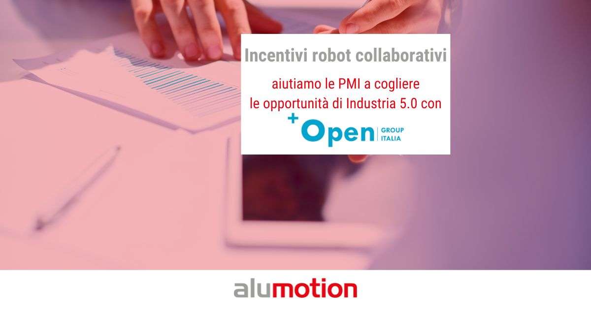 Alumotion partner Open Group Italia finanza agevolata