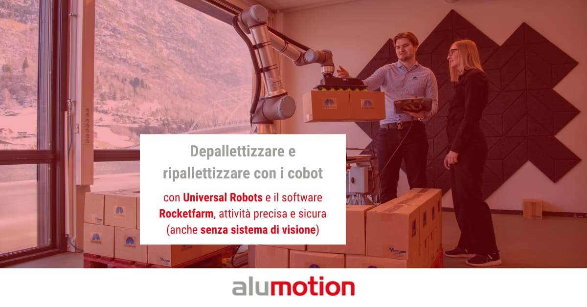 depallettizzatore e ripallettizzatore con i robot collaborativi