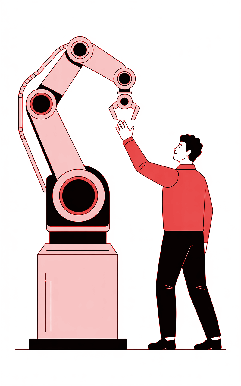 Illustration of a man interacting with a iFkh7 cFTtalXc59IFjM w av68j4YtRnu9Cpd QCkCTQ