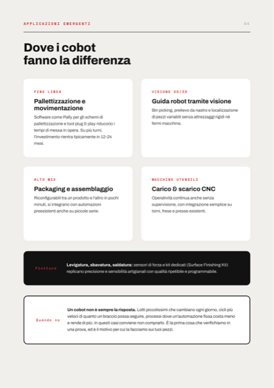 Pagina del white paper: incentivi e iperammortamento