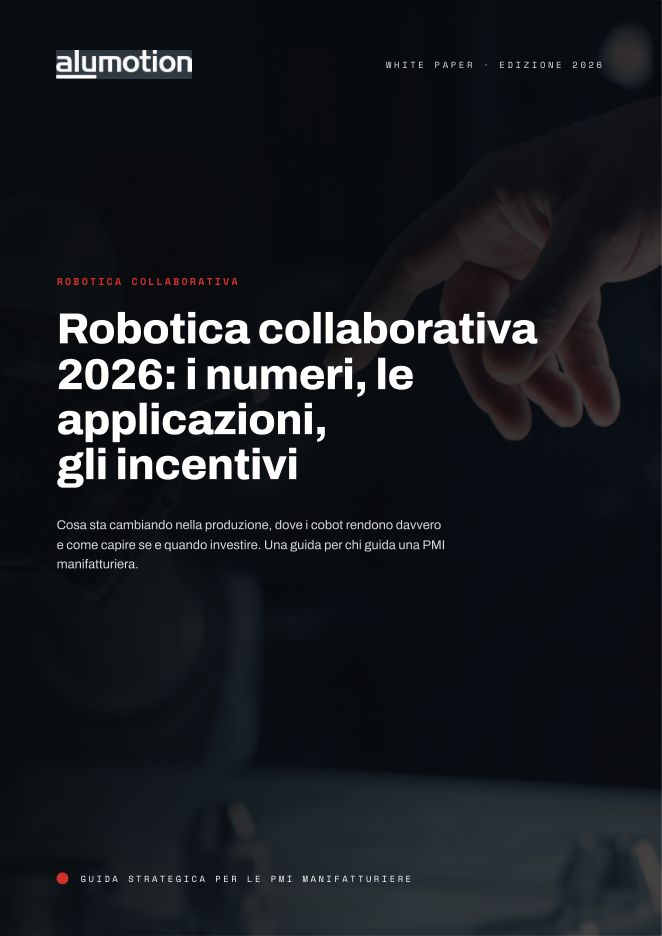 Copertina del white paper Robotica collaborativa 2026